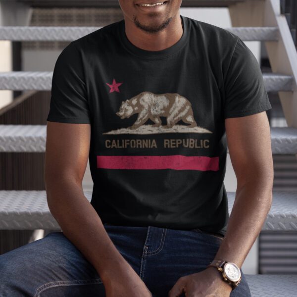 California Republic Typography Animal T-shirt - Image 5