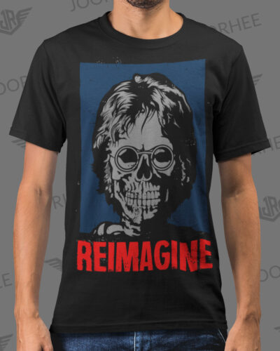REIMAGINE John Lennon Music Graphic T-shirt