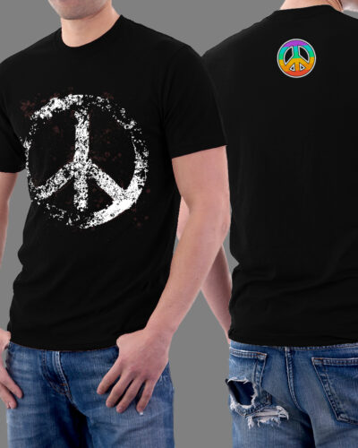 Peace Sign Vintage Graphic T-shirt