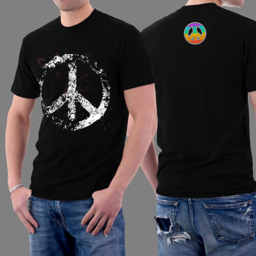 Peace Sign Vintage Graphic T-shirt