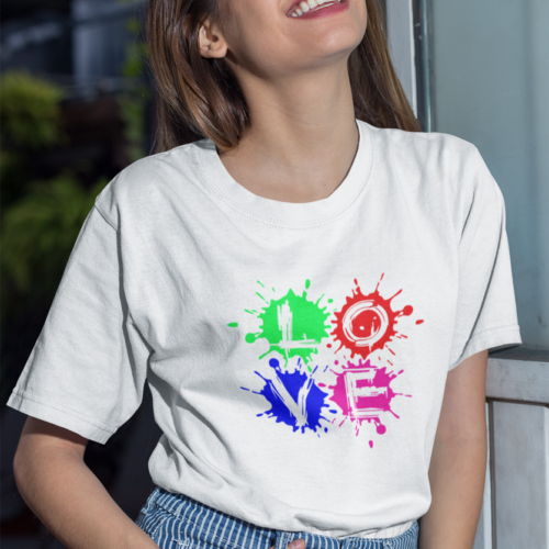 Love Typography T-shirt
