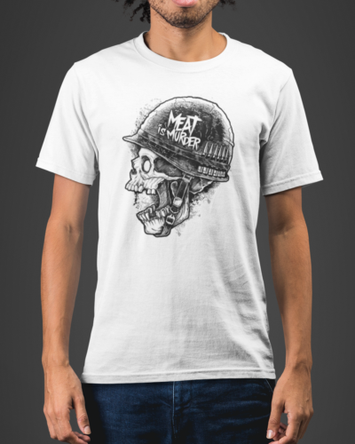 Meat Is Murder Typography T-shirt