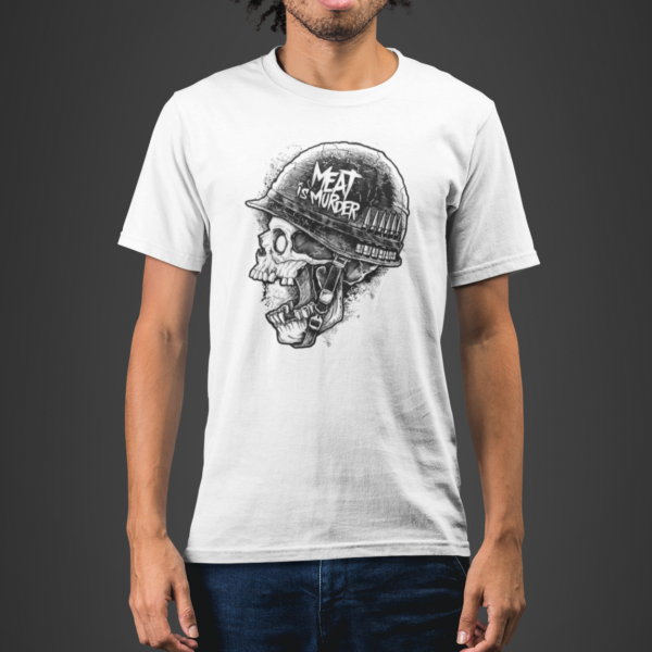 Meat Is Murder Typography T-shirt