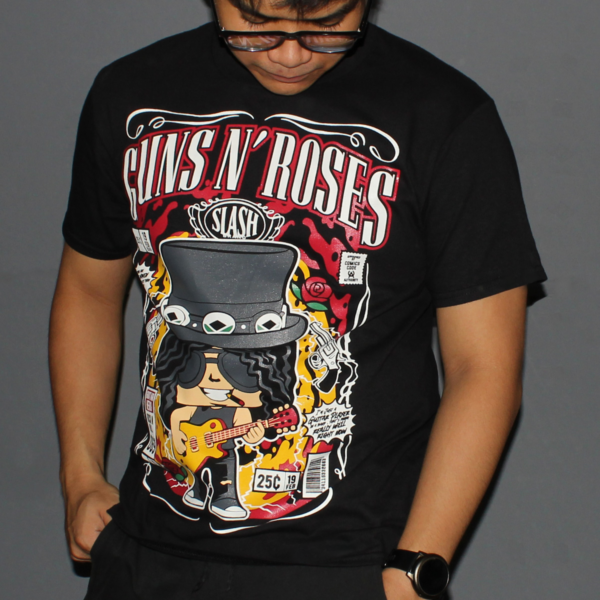 Guns N Roses Slash Music Graphic T-shirt - Image 2