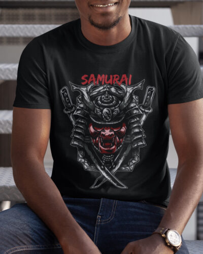 Samurai Japanese Warrior Graphic T-shirt