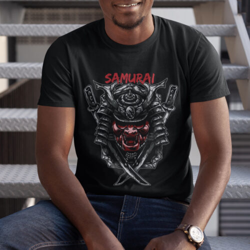 Samurai Japanese Warrior Graphic T-shirt