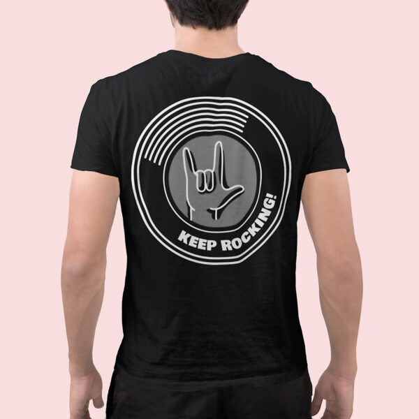 Keep Rocking Music T-shirt - Image 4