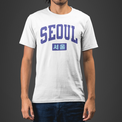 Seoul Korean Typography T-shirt