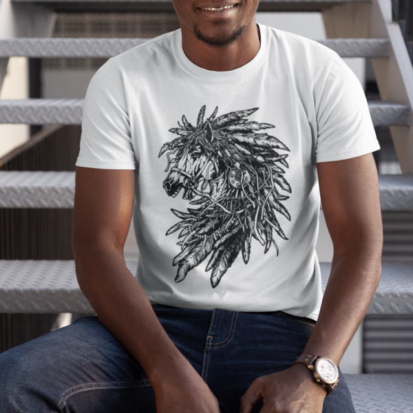 Horse Animal Vintage Graphic T-shirt - Image 3