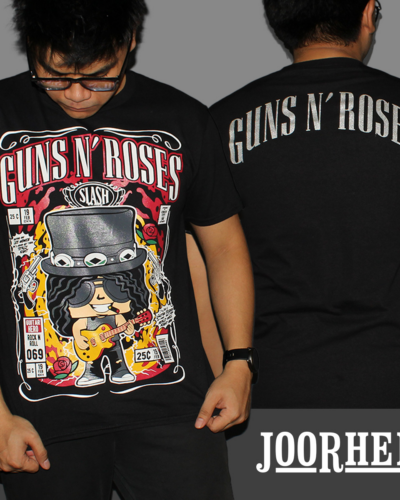 Guns N Roses Slash Music Graphic T-shirt
