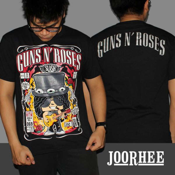 Guns N Roses Slash Music Graphic T-shirt