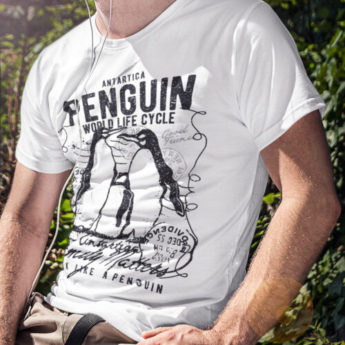Penguin Animal Vintage T-shirt