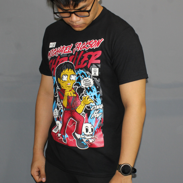 Thriller King of Pop Music Graphic T-shirt - Image 2