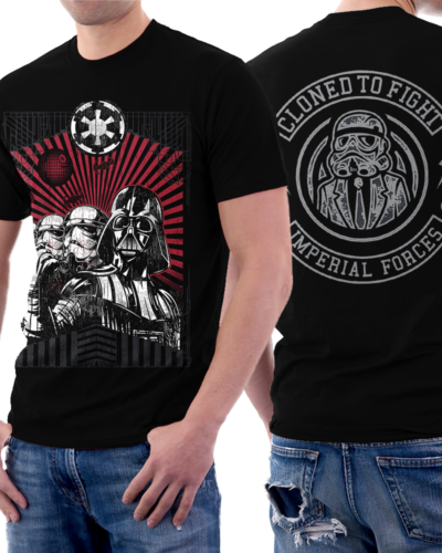 Dark Side Star Wars Graphic Design T-shirt