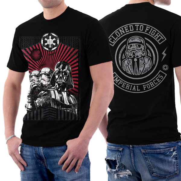 Dark Side Star Wars Graphic Design T-shirt