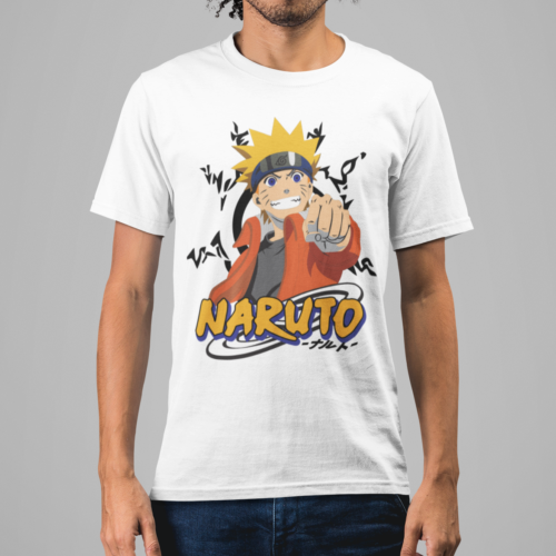 Naruto Fist Japanese Anime T-shirt