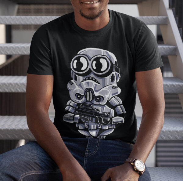 Minion Trooper Funny Star Wars Design T-shirt - Image 6