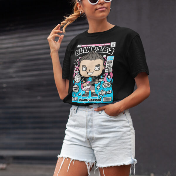 Mark Hoppus Blink 182 Music Graphic T-shirt - Image 2