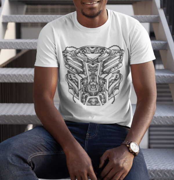 Transformer Badge Robot Movie T-shirt - Image 5