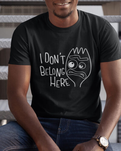 Toy Story-I Dont Belong Here Funny Graphic T-shirt