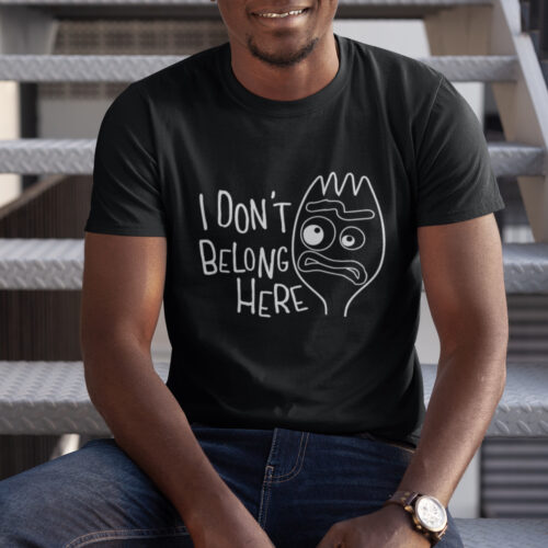 Toy Story-I Dont Belong Here Funny Graphic T-shirt