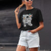 Astronaut Ice Cream Space Food Graphic T-shirt - Image 2