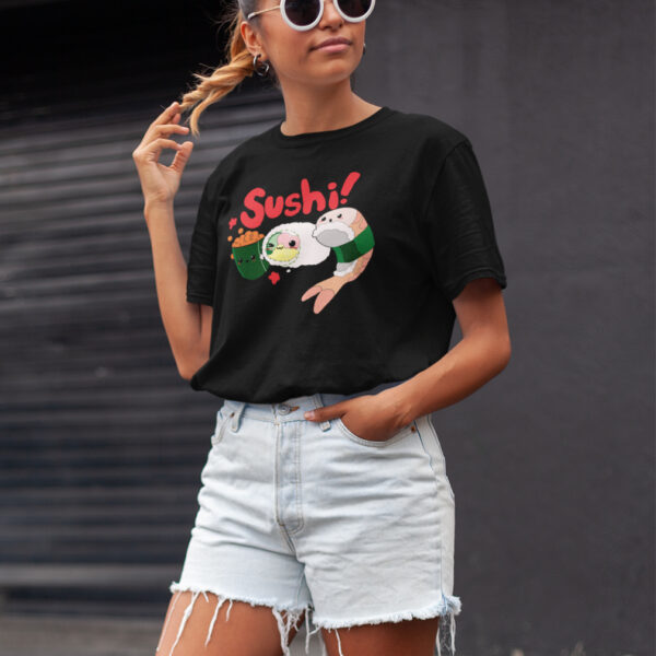 Sushi Funny Japanese Food T-shirt - Image 6