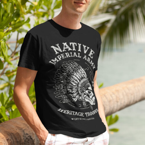 Native Trooper Vintage Graphic T-shirt