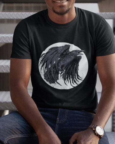 Crow Animal Vintage Graphic T-shirt