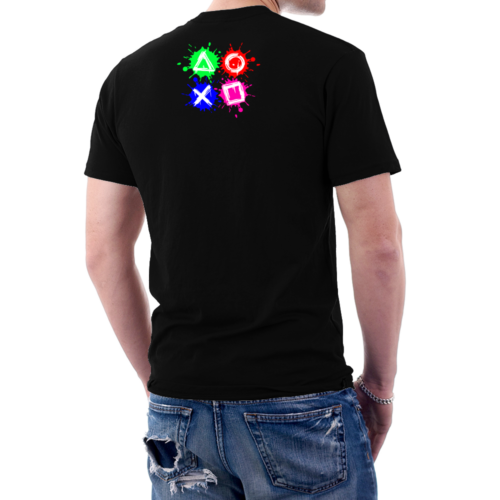 PlayStation Gamer Graphic Design T-shirt