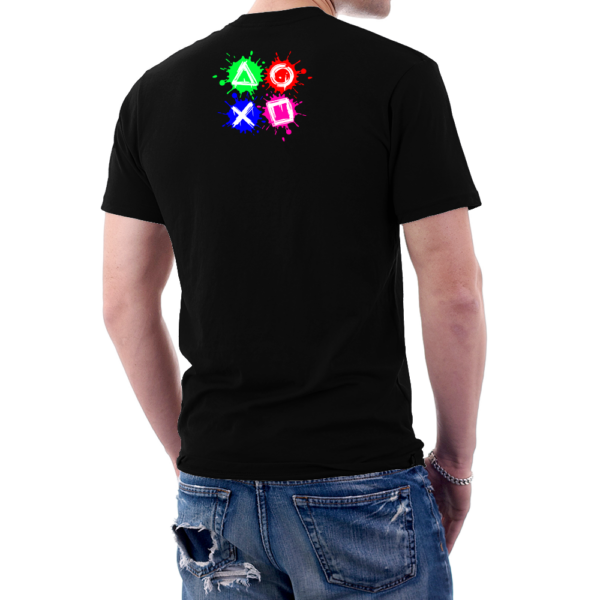 PlayStation Gamer Graphic Design T-shirt - Image 3
