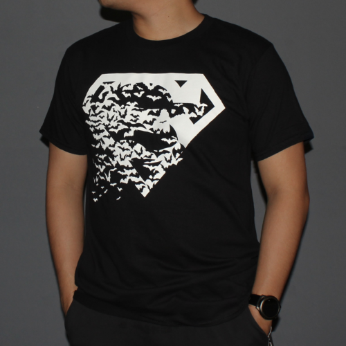 Super Bats Superhero Graphic T-shirt