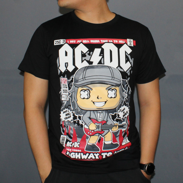 AC DC Rock Band Music Graphic T-shirt - Image 2