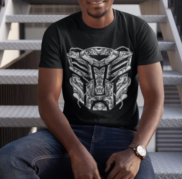 Transformer Badge Robot Movie T-shirt - Image 3