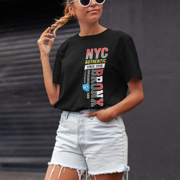 Nyc Typography 130 Graphic T-shirt - Image 2