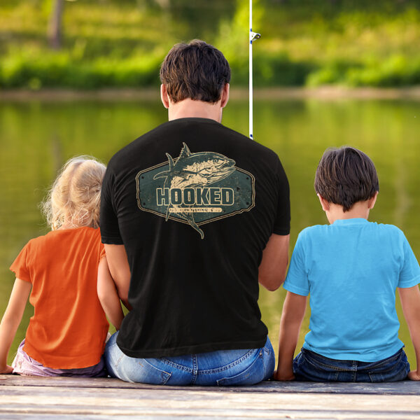 Hooked On Fishing Vintage T-shirt - Image 6