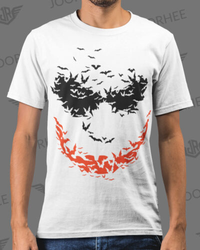 PSYCOBATS Joker Graphic Movie T-shirt