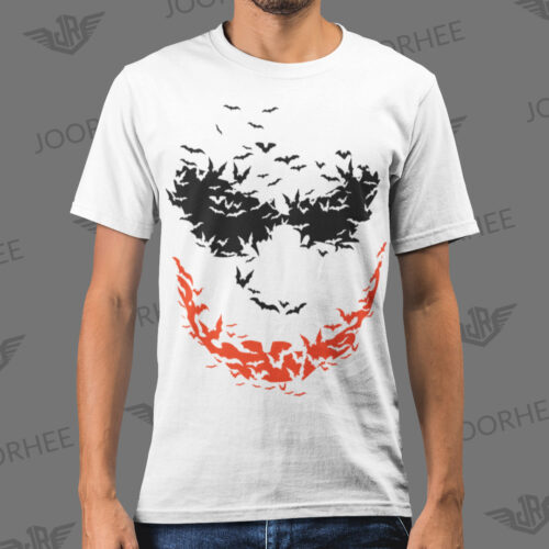 PSYCOBATS Joker Graphic Movie T-shirt