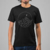 Dark Night Line Art Graphic T-shirt - Image 2