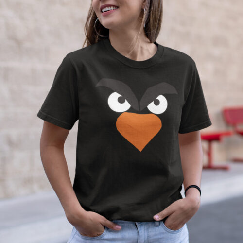Angry Bird Funny Animal Game Graphic T-shirt
