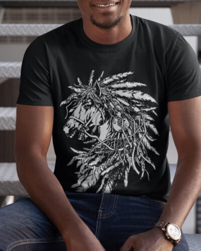 Horse Animal Vintage Graphic T-shirt