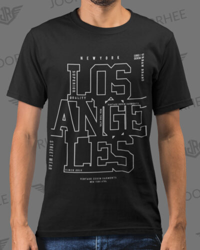Los Angeles Urban Typography T-shirt
