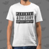 Parental Advisory Typography T-shirt - Image 4