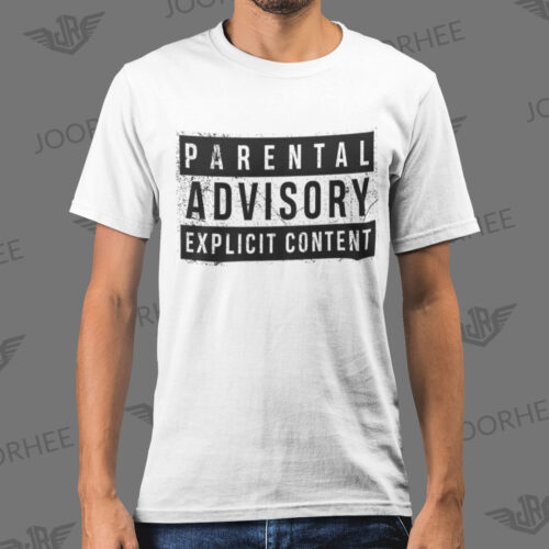 Parental Advisory Typography T-shirt