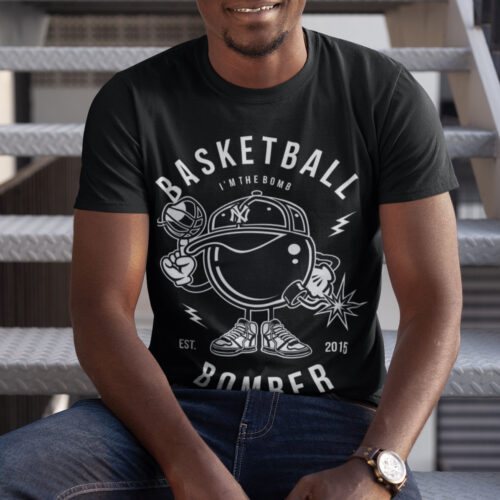 Basketball Bombers Sports Graphic T-shirt