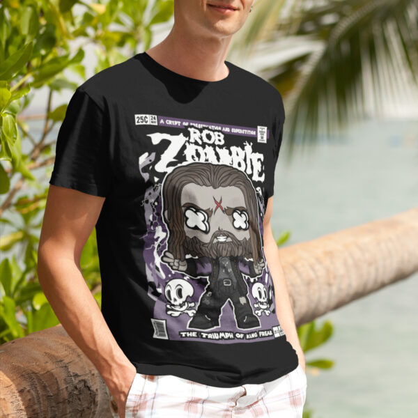 Rob Zombie Music Graphic T-shirt - Image 2