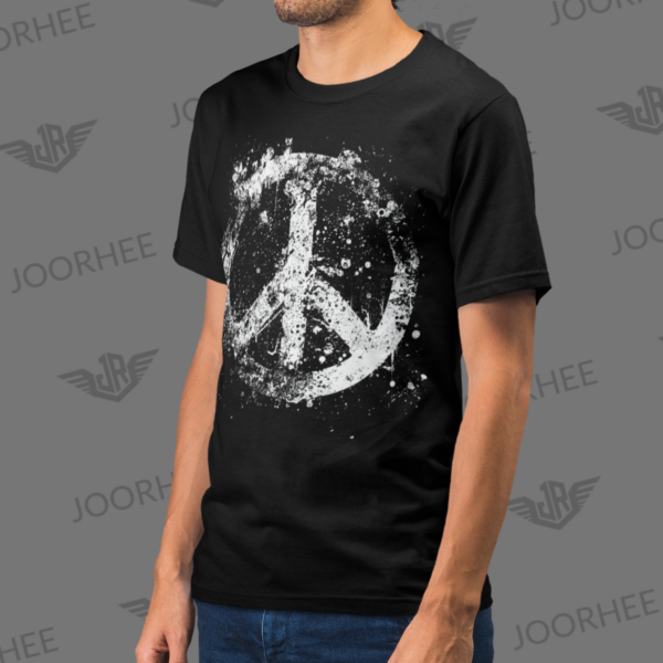 Peace Sign Vintage Graphic T-shirt - Image 2