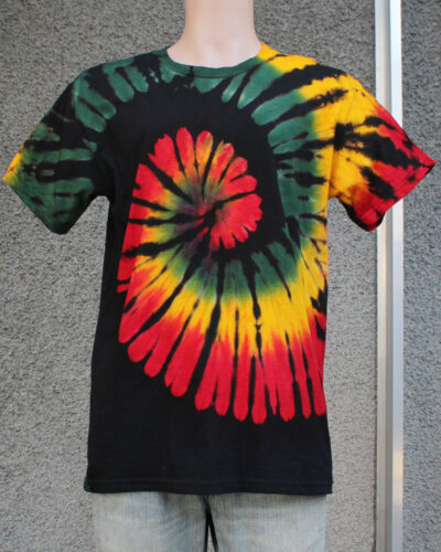 Multi Color Spiral Reverse Tie Dye T-shirt