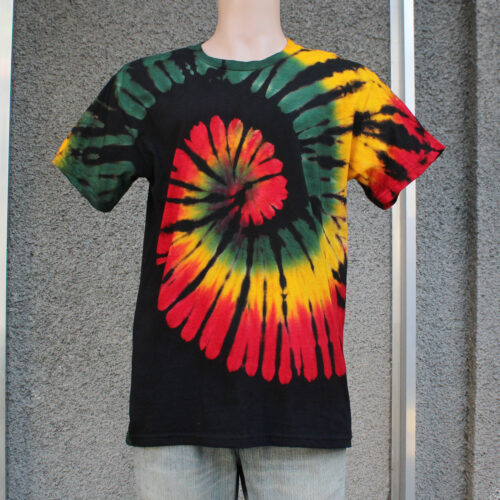 Multi Color Spiral Reverse Tie Dye T-shirt
