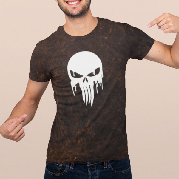 Punisher Rusty Acid Wash T-shirt - Image 2